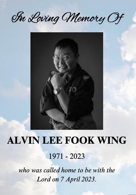 The Passing Of Mr. Alvin Lee - Chief, AES, Changi Airport Group, Singapore 